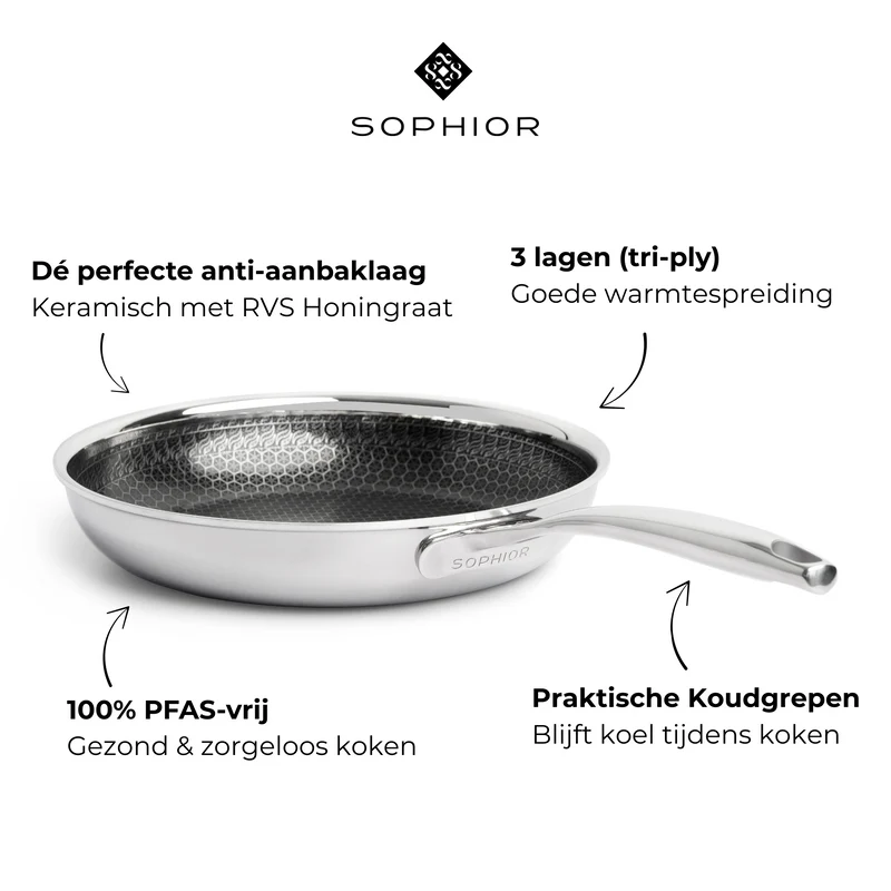 SOPHIOR Hybrid-Bratpfanne