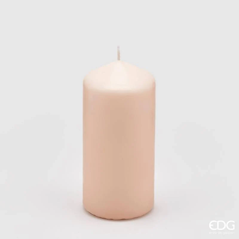 Enzo De Gasperi Candela Classic Moccolo H15 cm Rosa Cipria