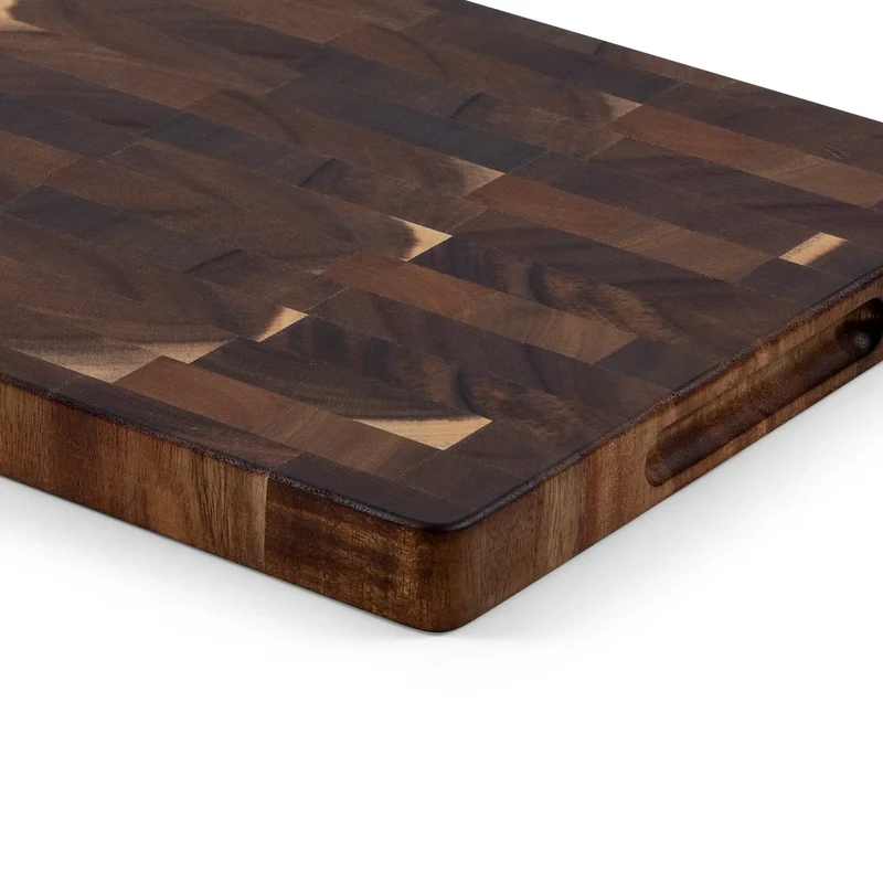 SOPHIOR Schneidebrett Akazie mit Saftrinne 35x25x2,5cm