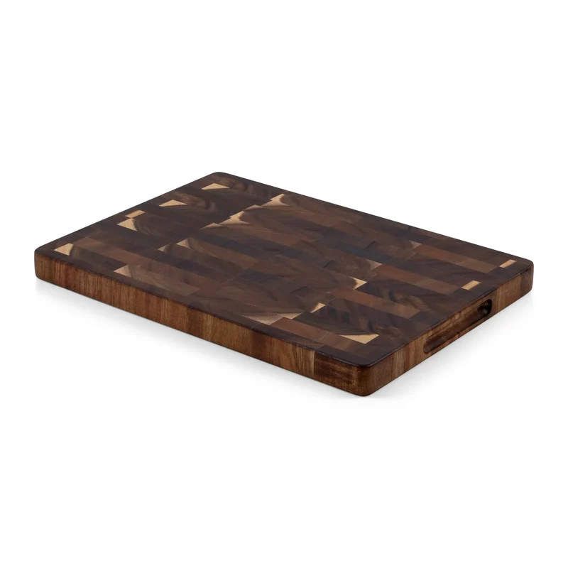 SOPHIOR Schneidebrett Akazie mit Saftrinne 35x25x2,5cm