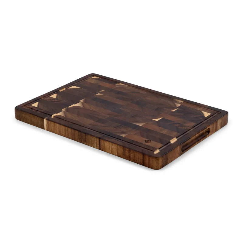 SOPHIOR Schneidebrett Akazie mit Saftrinne 35x25x2,5cm