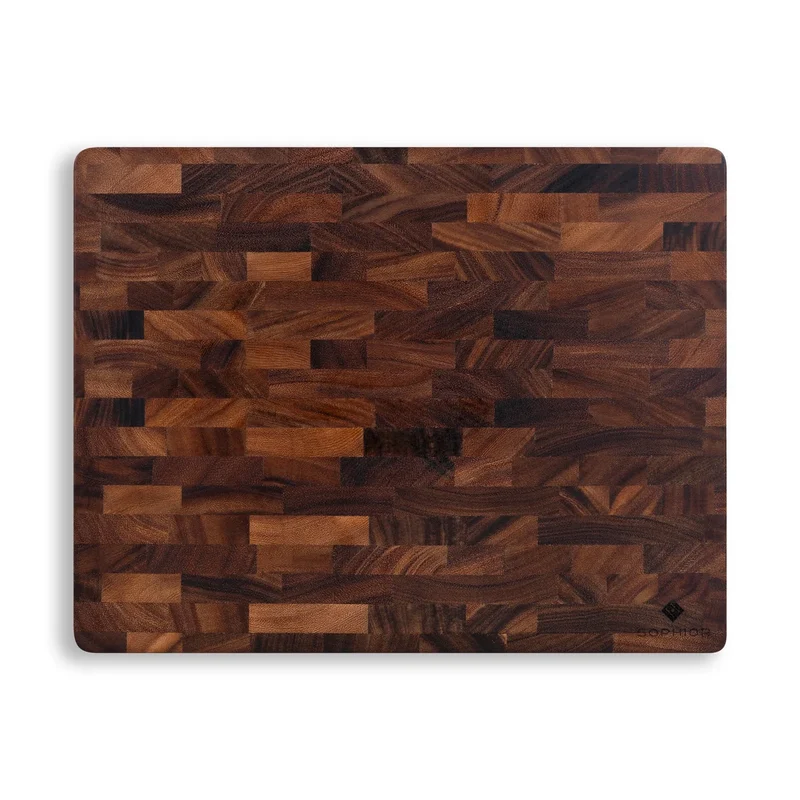 SOPHIOR Hackblock Walnuss 45x35x4cm