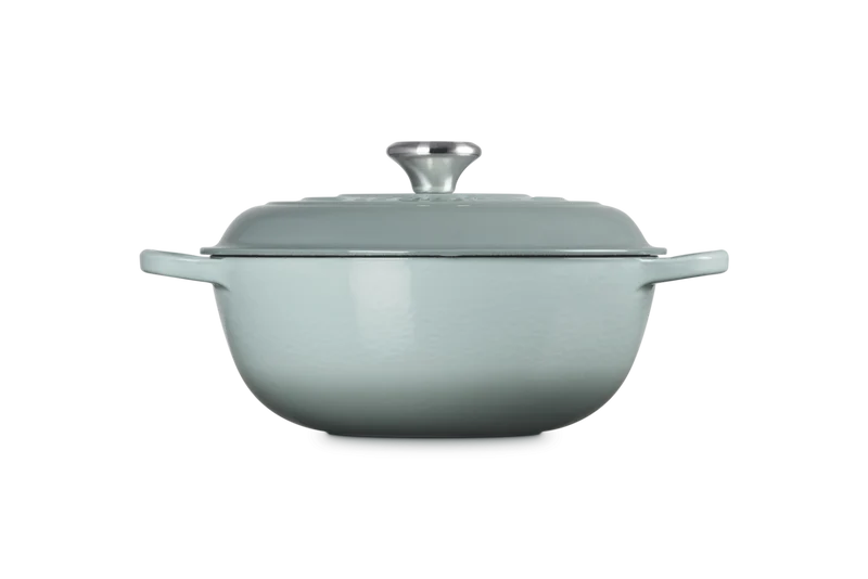 Le Creuset Marmite Schmortopf mit hohem Deckel, Signature „Meersalz“, Ø 26 cm / 4,1 l