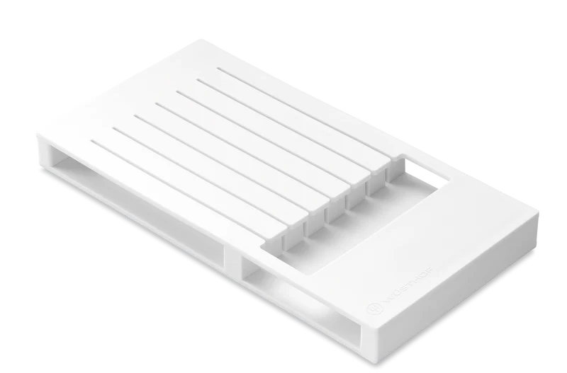 Wüsthof Messerschublade für 7 Messer – Weiß – Kunststoff 43 x 22 cm