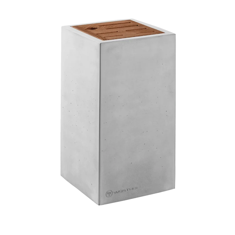 Wüsthof Messerblock, 7 Messer, Beton, mit Thermobuche-Einlage