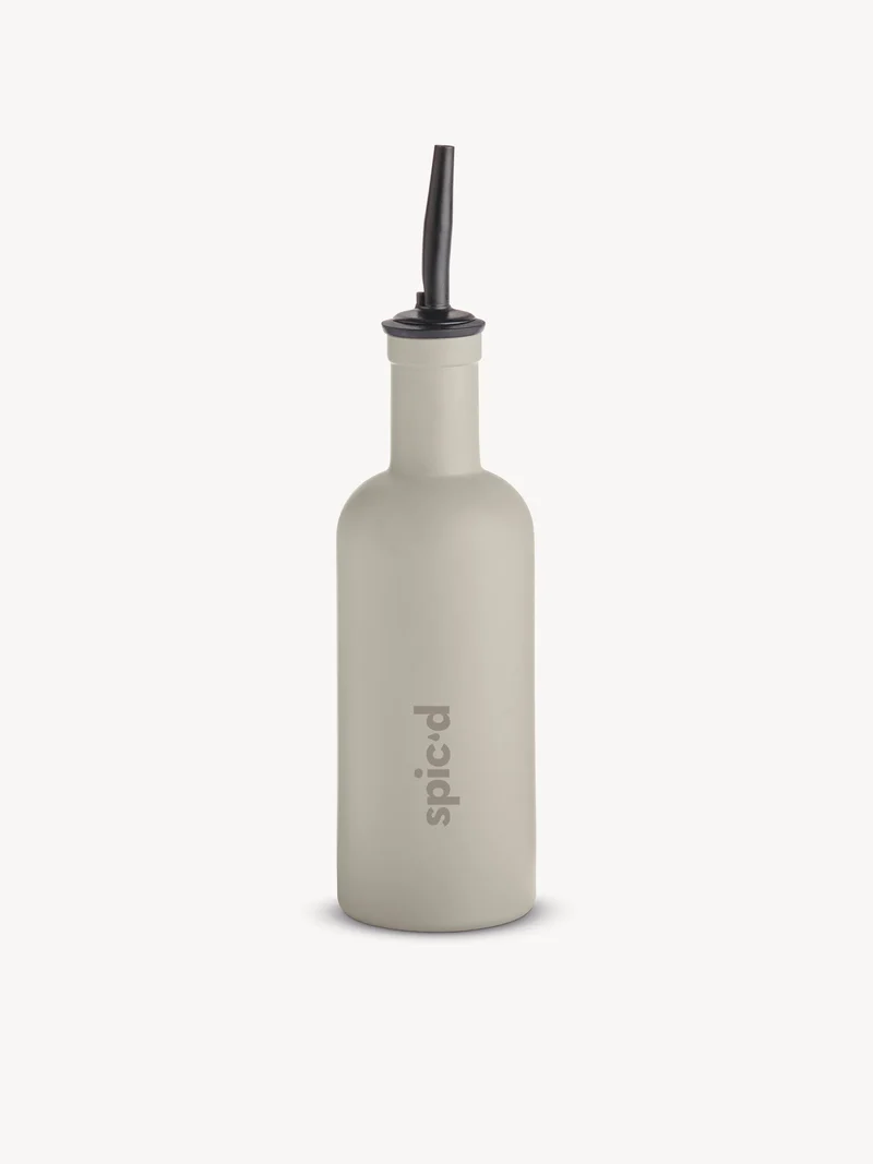 Spic'd Olivenölflaschen „Warm Clay“ mit Olivenöl, 450 ml & 200 ml