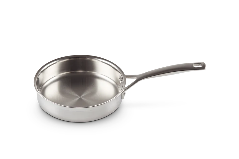 Le Creuset Classic 3-lagige Edelstahl-Bratpfanne mit 20 cm/1,5 l Einsatz