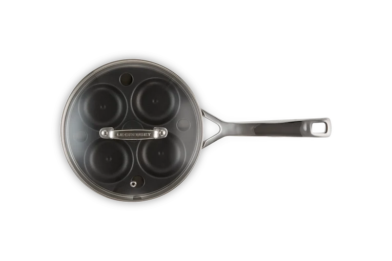 Le Creuset Classic 3-lagige Edelstahl-Bratpfanne mit 20 cm/1,5 l Einsatz
