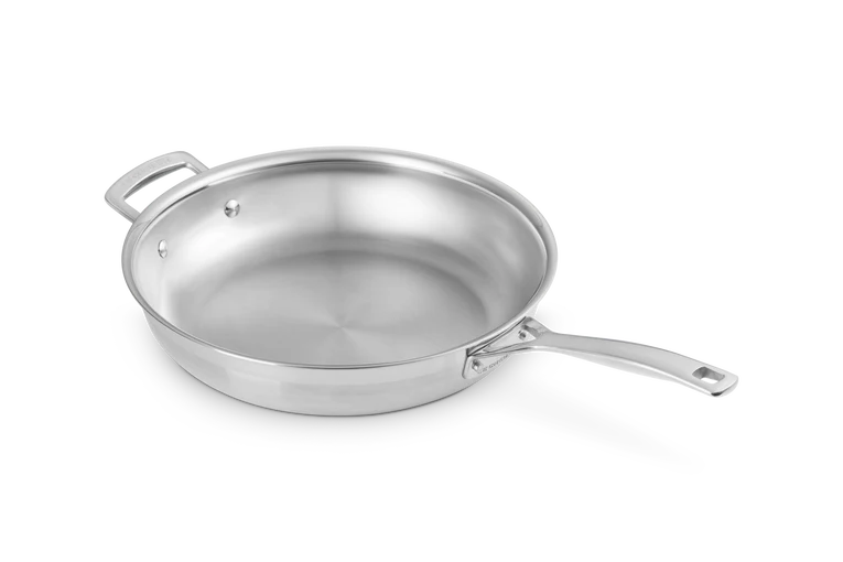 Le Creuset Bratpfanne „Klassischer 3-lagiger Edelstahl“