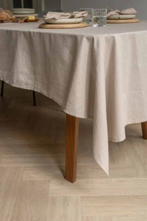 Walra Tischdecke 140x240cm 'Lovely Linen' Natur