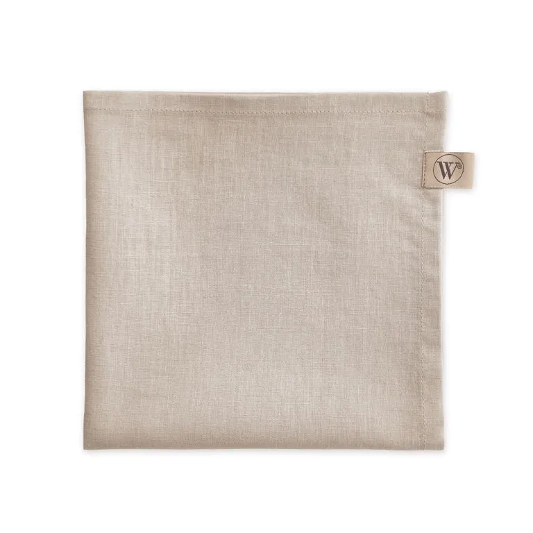 Walra Servietten, 4 Stück, 40 x 40 cm, Farbe „Lovely Linen“, Natur