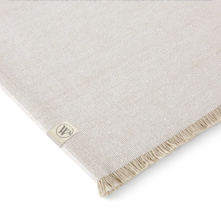 Walra Platzset, 2 Stück, 35 x 48 cm, „Sweet Raffle“, Weiß/Sand