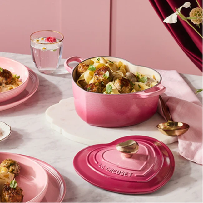 Le Creuset Heart Signature „Berry“ Schmortopf Ø 20 cm / 1,9 l