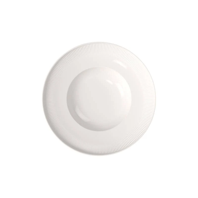 Villeroy & Boch Piatto Fondo Afina 25 cm in Porcellana Bianca