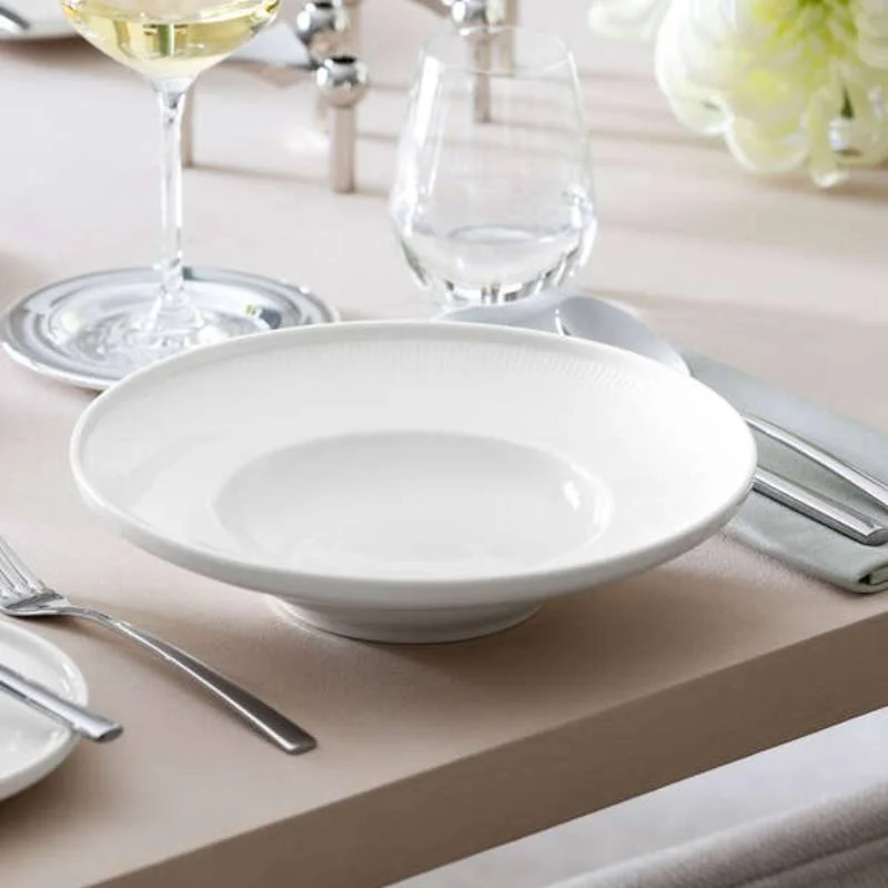Villeroy & Boch Piatto Fondo Afina 25 cm in Porcellana Bianca