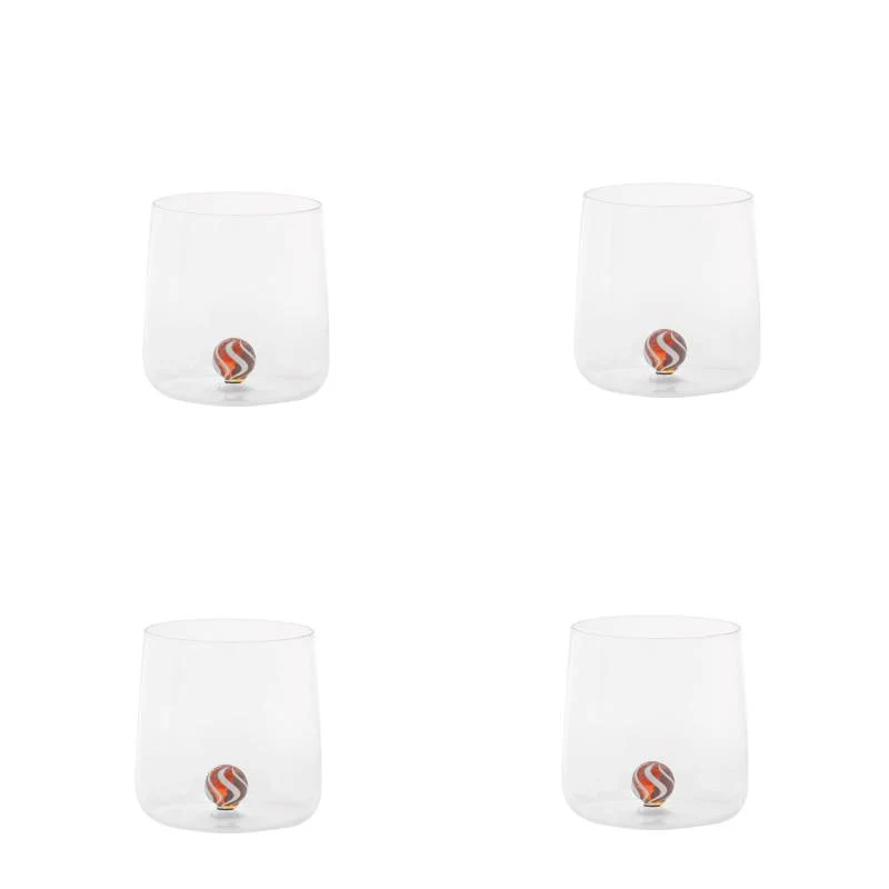 Zafferano Set 4 Tumbler Bilia Candy 44 cl Ambra