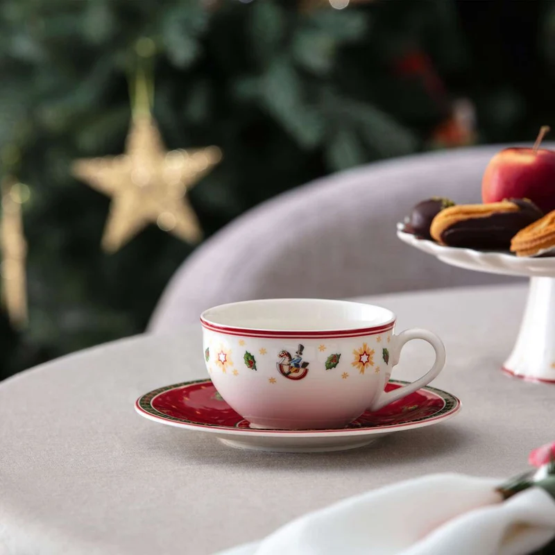 Villeroy & Boch Set 6 Piattini Espresso Toy's Delight D16,7 cm in Porcellana