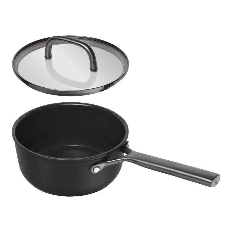 Zwilling Casseruola con Coperchio Milano 18 cm in Alluminio Nero