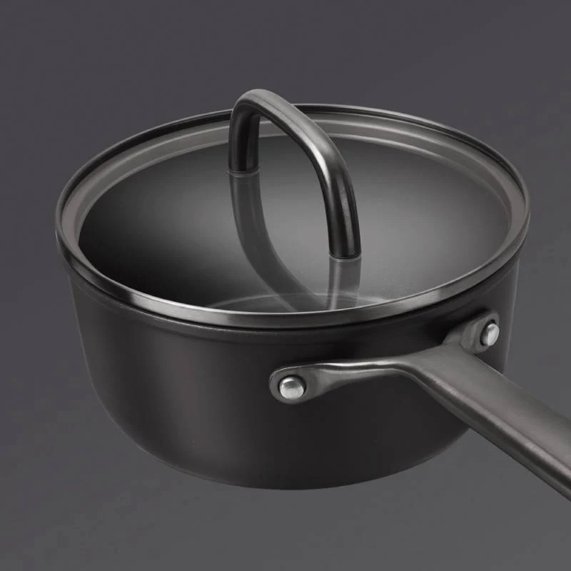 Zwilling Casseruola con Coperchio Milano 18 cm in Alluminio Nero