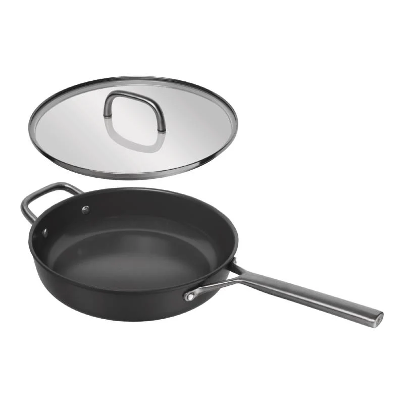 Zwilling Tegame con Coperchio Milano 28 cm in Alluminio Nero