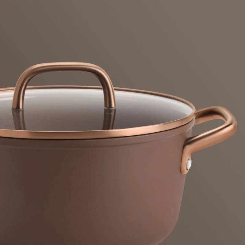 Zwilling Casseruola con Coperchio Milano 24 cm in Alluminio Marrone