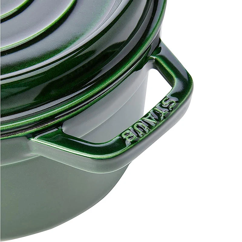 Staub Cocotte Ovale in Ghisa Verde Basilico 33 cm