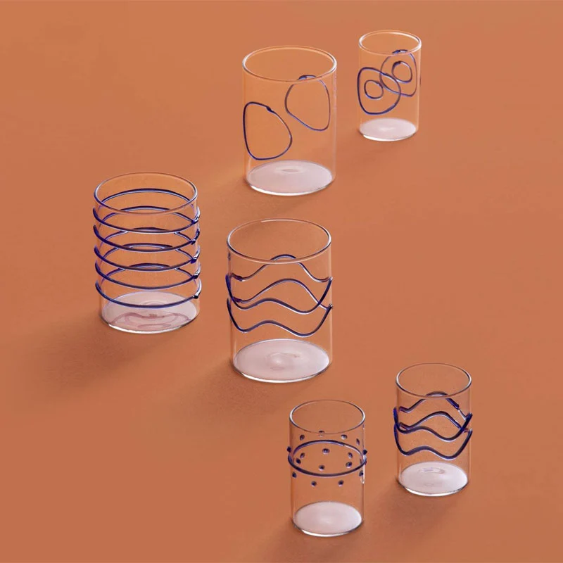 Ichendorf Milano Set 6 Bicchieri Acqua Decò Blu