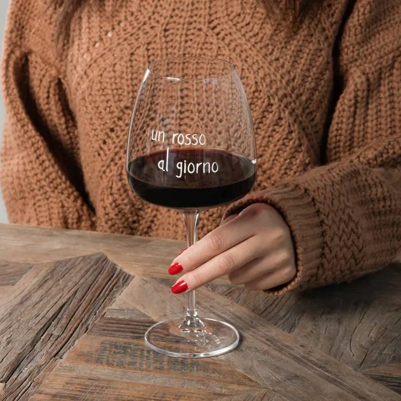 Simple Day Set 2 Calici Un Rosso Al Giorno 77 cl