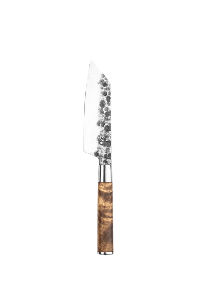 Geschmiedetes Bunka-Messerset VG10 mit Lederscheiden