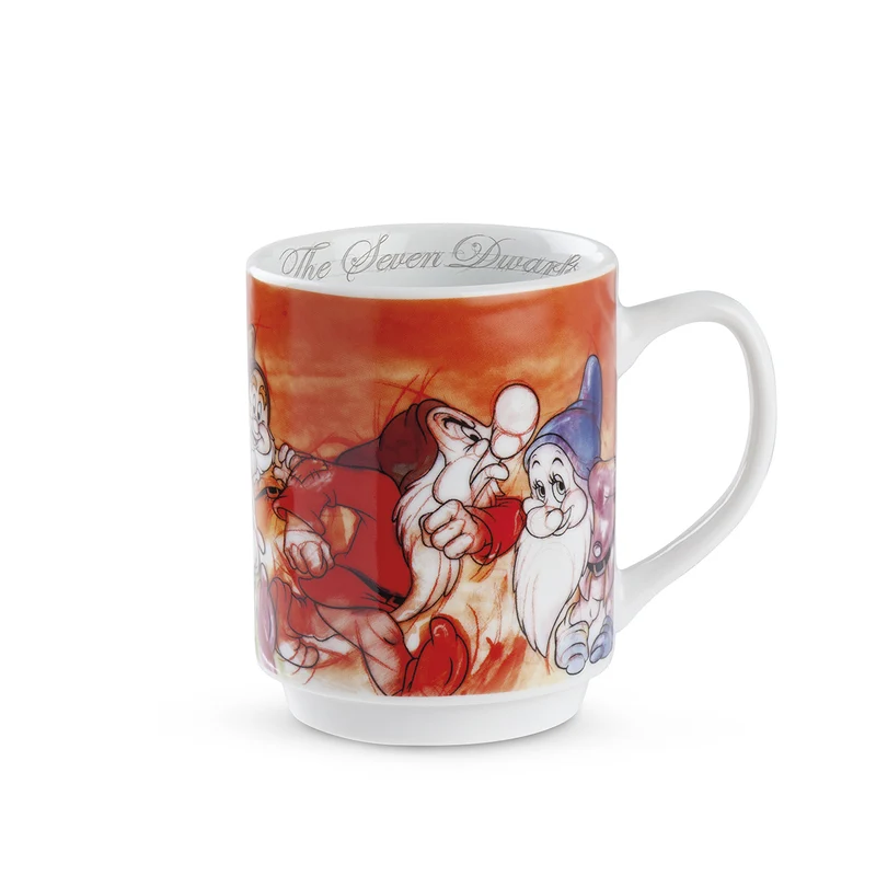 Egan Tazza Mug Impilabile 7 Nani Arancio 350 ml in Porcellana