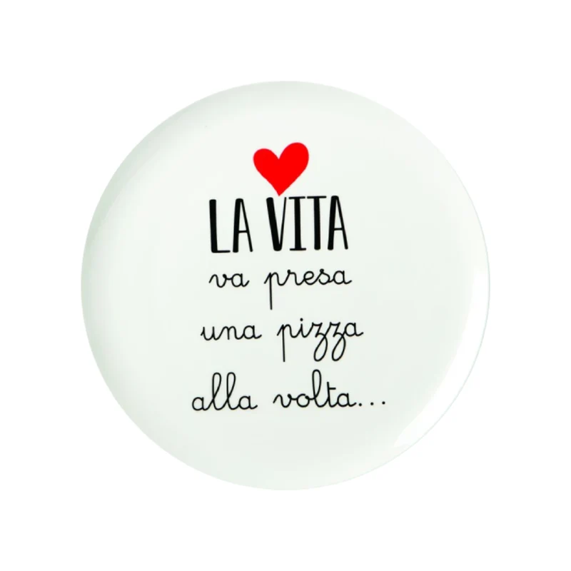 Love Tiffani Piatto Pizza D31 cm Una Pizza alla Volta