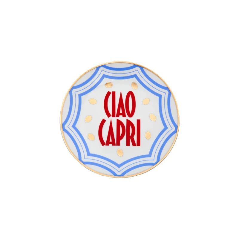 Bitossi Home Piattino Ciao Capri D15 cm in Porcellana