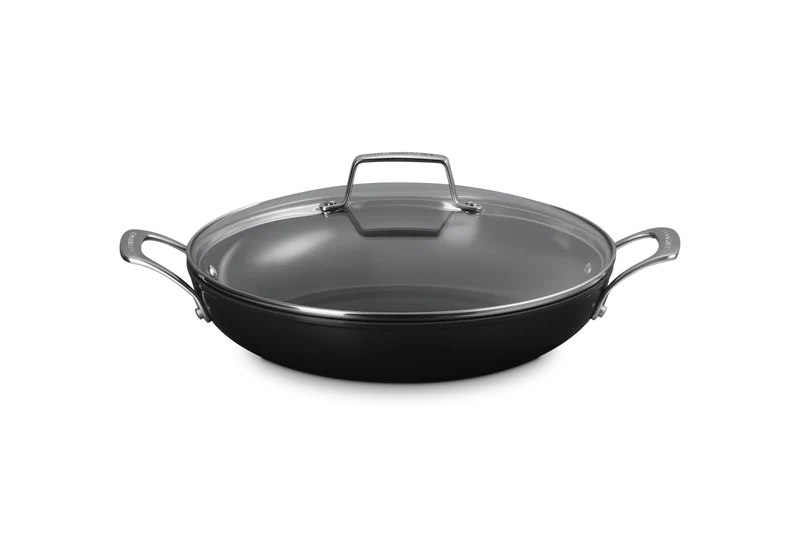 Le Creuset Provenzalische Schmorpfanne mit Glasdeckel „Essential Ceramic“