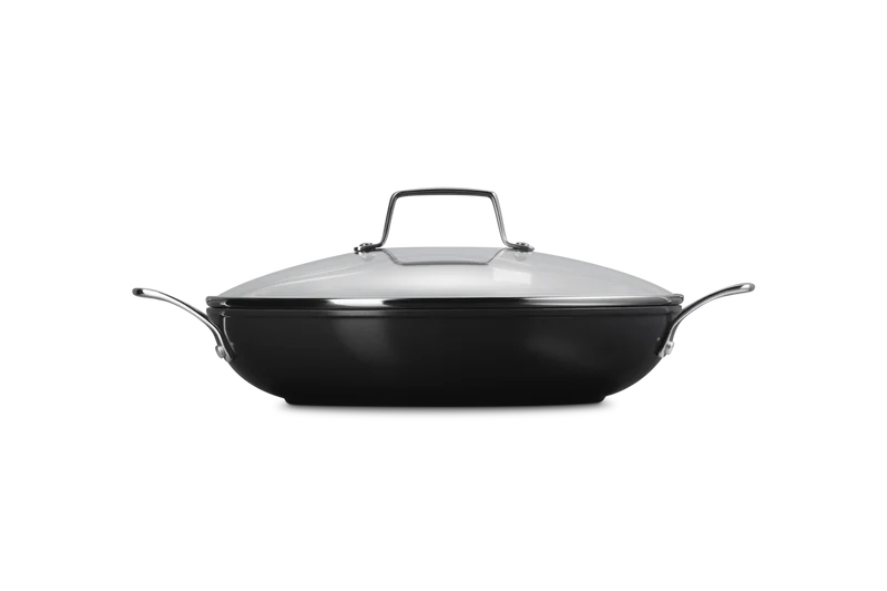 Le Creuset Provenzalische Schmorpfanne mit Glasdeckel „Essential Ceramic“