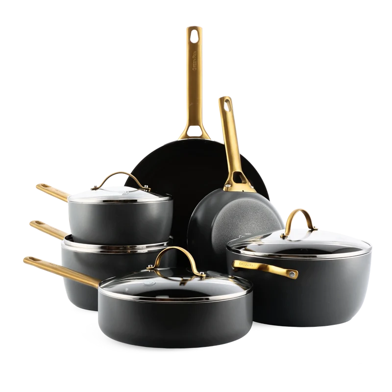 Greenpan Pfannenset 10-teilig 'Padova Reserve Black'