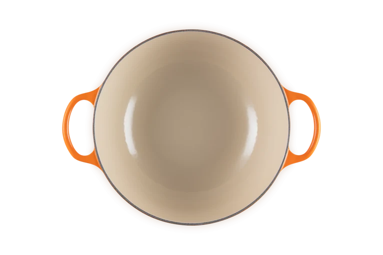 Le Creuset Marmite Schmortopf mit hohem Deckel Signature „Orange Red“ Ø 26 cm / 4,1 l