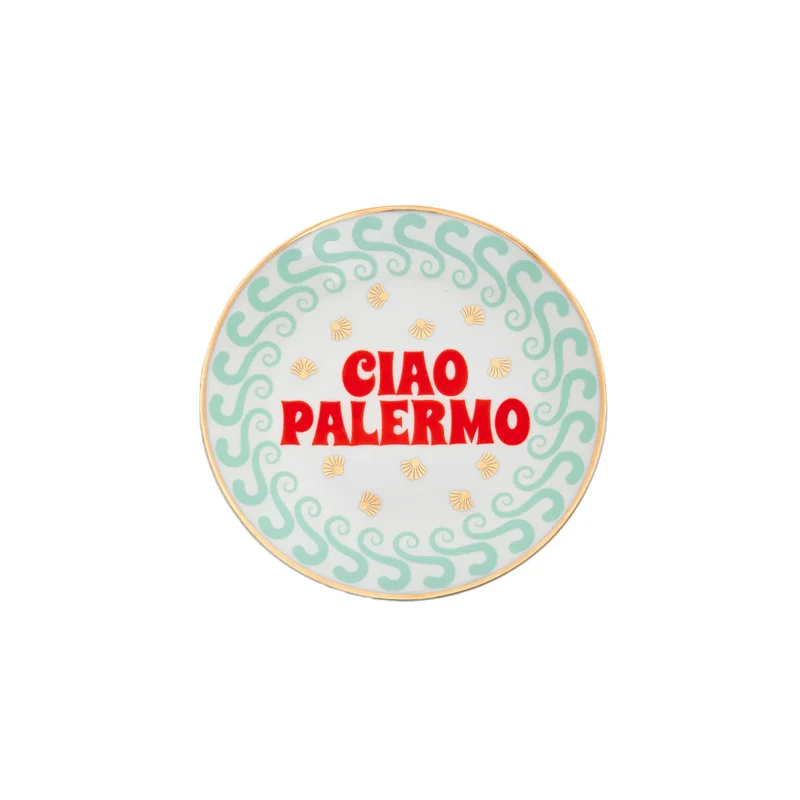 Bitossi Home Piattino Ciao Palermo D15 cm in Porcellana