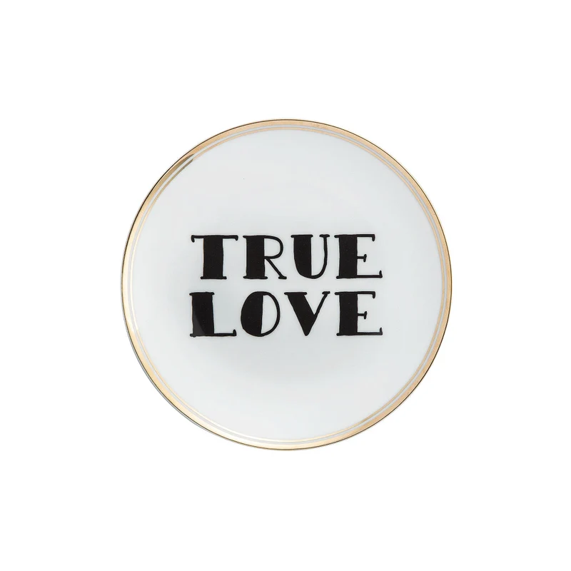 Bitossi Home Piatto True Love D17 cm in Porcellana