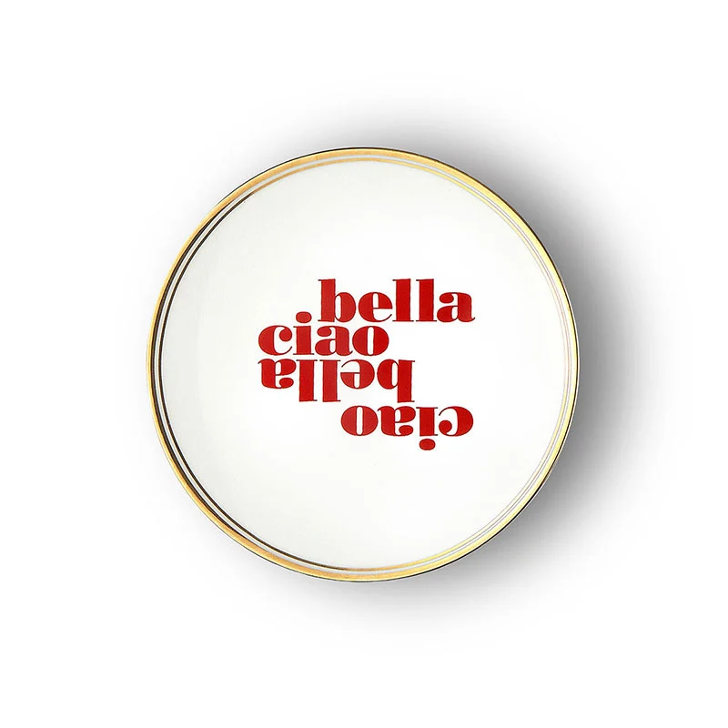Bitossi Home Piatto Ciao Bella D17 cm in Porcellana