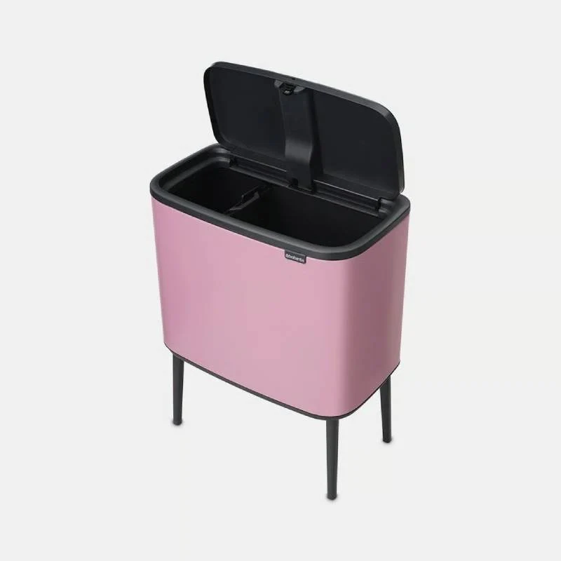 Brabantia Pattumiera Bo Touch 2 Secchi 11+23 Litri Lilac Pink