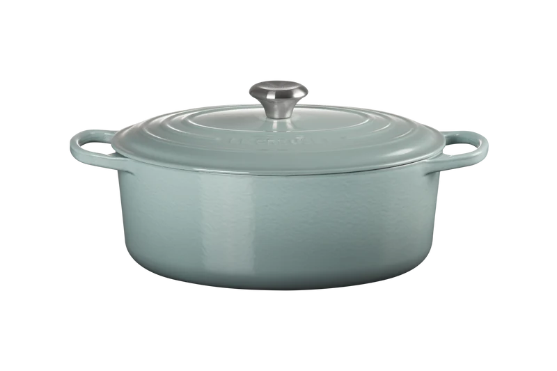 Le Creuset Oval Casserole Signature „Meersalz“