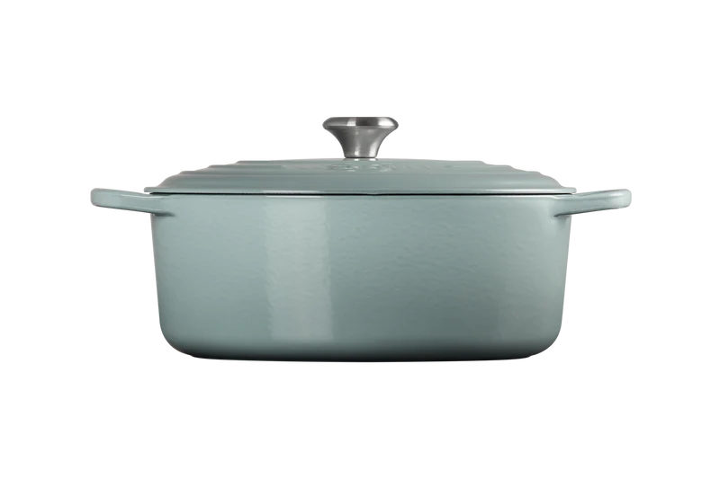 Le Creuset Oval Casserole Signature „Meersalz“