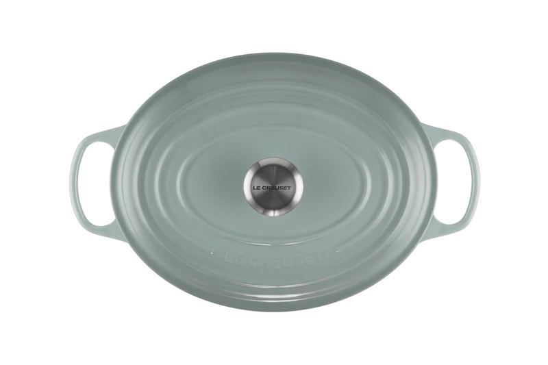 Le Creuset Oval Casserole Signature „Meersalz“