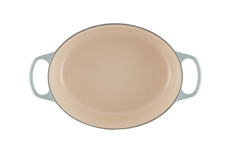Le Creuset Oval Casserole Signature „Meersalz“
