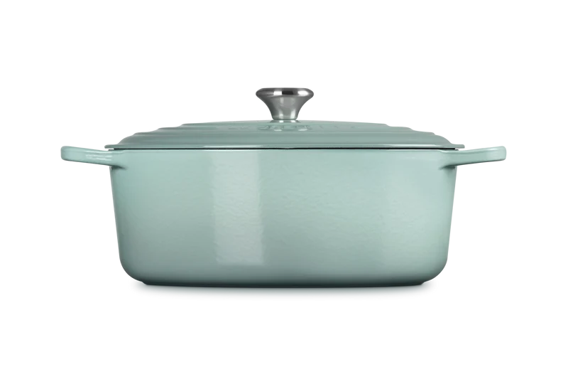 Le Creuset Oval Casserole Signature „Meersalz“