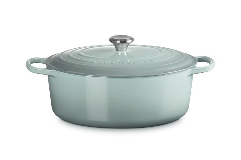 Le Creuset Oval Casserole Signature „Meersalz“