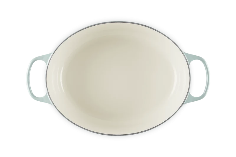 Le Creuset Oval Casserole Signature „Meersalz“