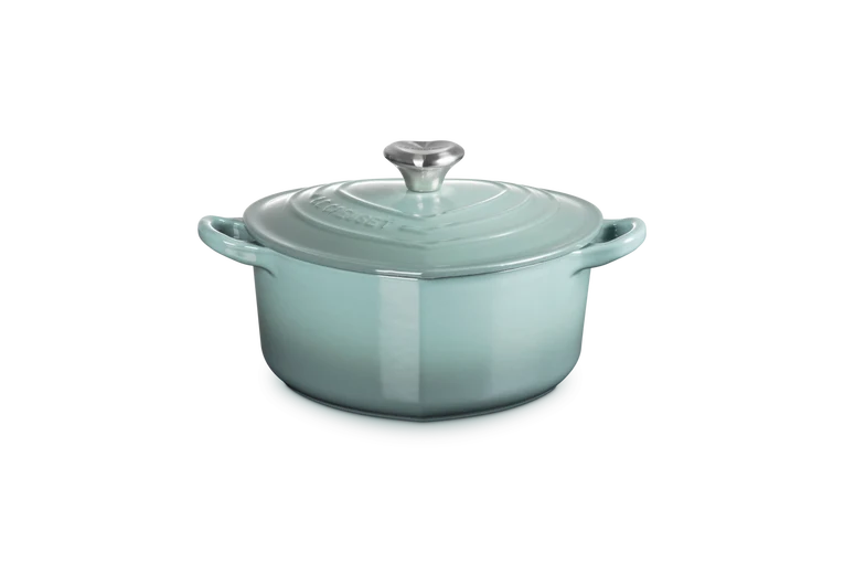Le Creuset Heart Signature „Meersalz“-Schmorpfanne Ø 20 cm / 1,9 l