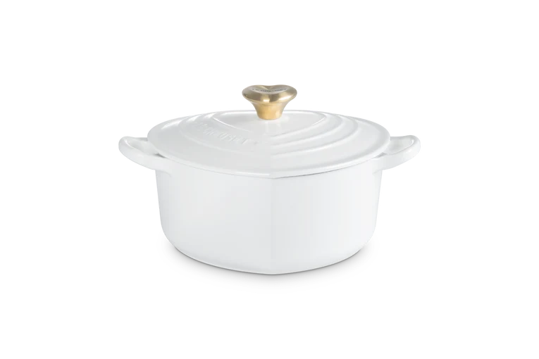 Le Creuset Heart Signature „Weißer“ Schmortopf Ø 20 cm / 1,9 l