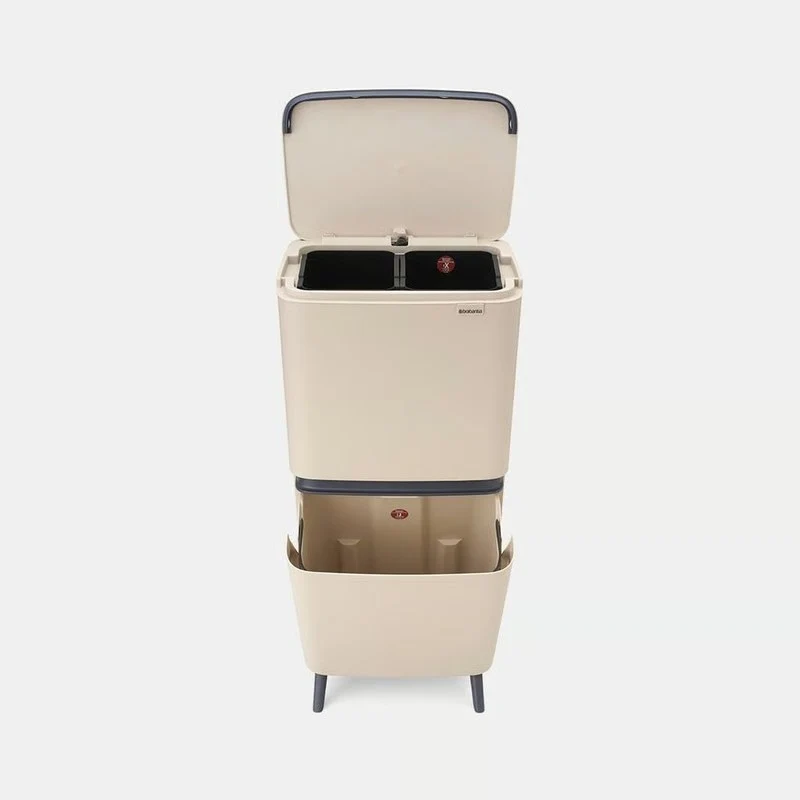 Brabantia Pattumiera Recycle Bin SortUp Hi 10+10+25 lt Soft Beige